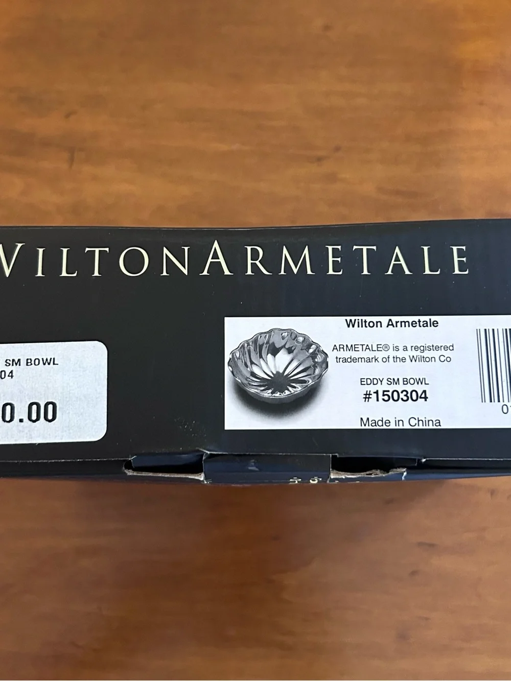 Wilton Armetale Eddy Small Bowl Silver Tone Cast Aluminum w/Scallop Fluted Rim